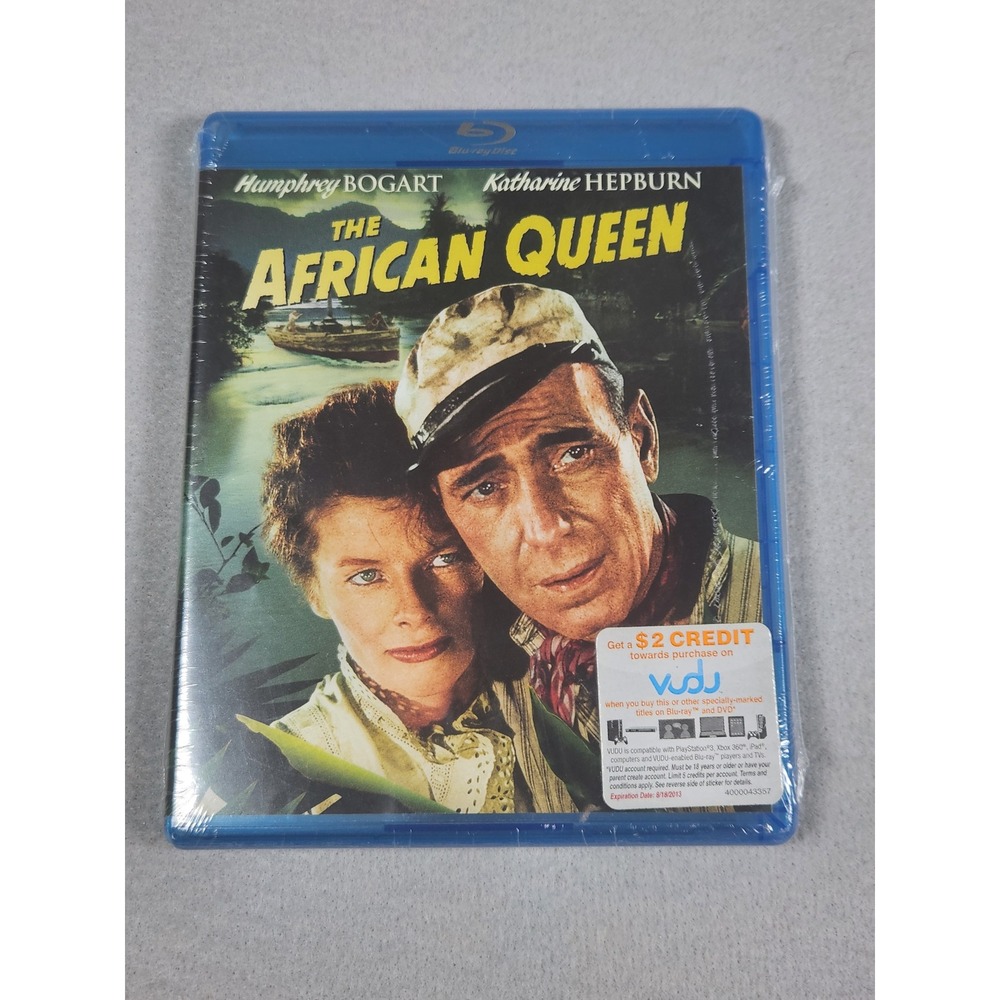 The African Queen Blu-ray Humphrey Bogart Katharine Hepburn 1951 Movie Brand New